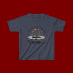 Kids Tee — “Faith Makes the Impossible Possible” Floral Inspirational Shirt