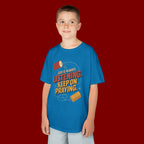Kids Tee — "God Is Always Listening, Keep On Praying" Inspirational Religious Shirt