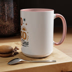 Praise the Lord Coffee Mug – Retro Christian Faith Accent Mug (11/15oz)