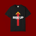 Arrow Up Graphic T-Shirt — Bold Upward Arrow Design