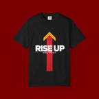 Arrow Up Graphic T-Shirt — Bold Upward Arrow Design