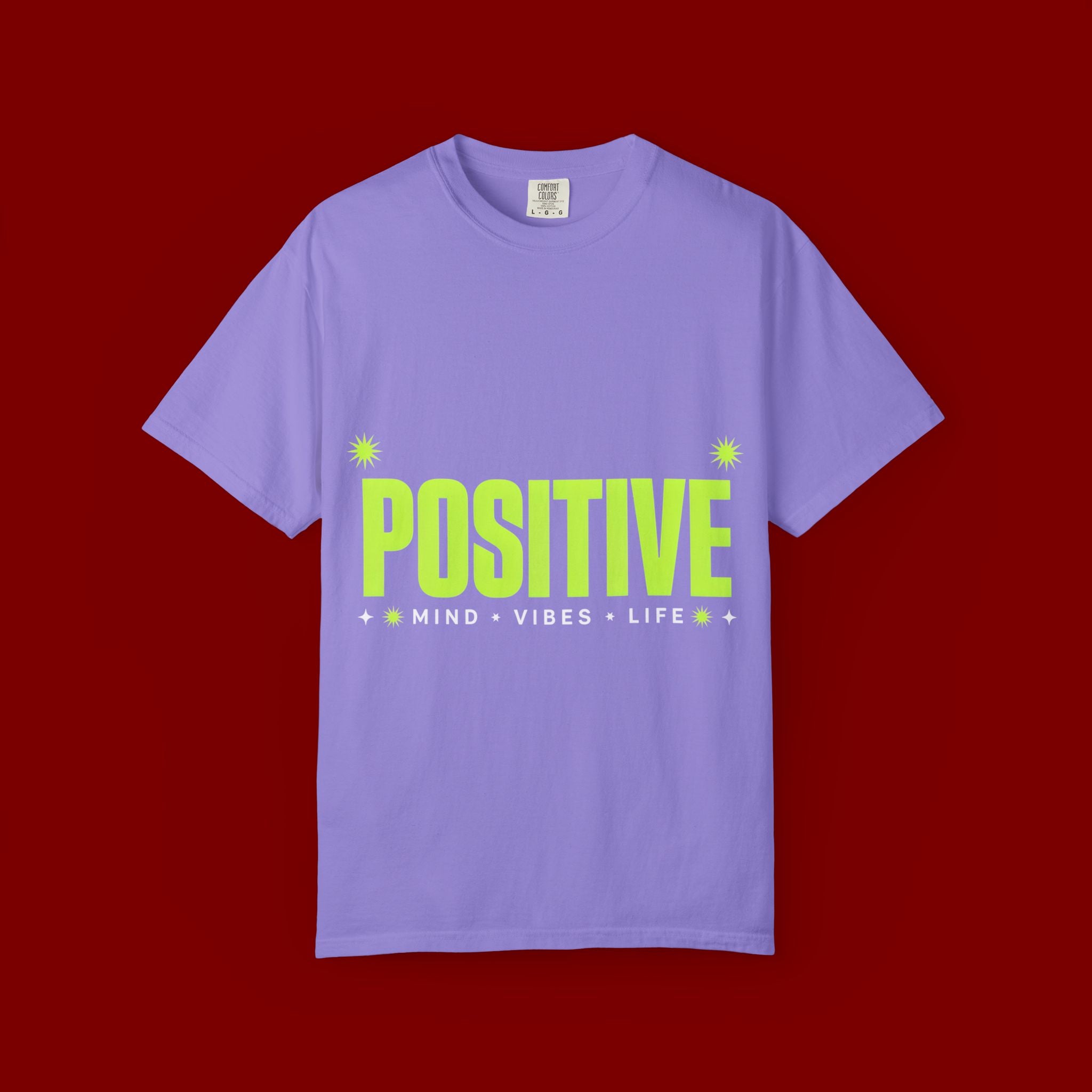 Positive Mind Vibes T-Shirt — Graphic Motivational Tee