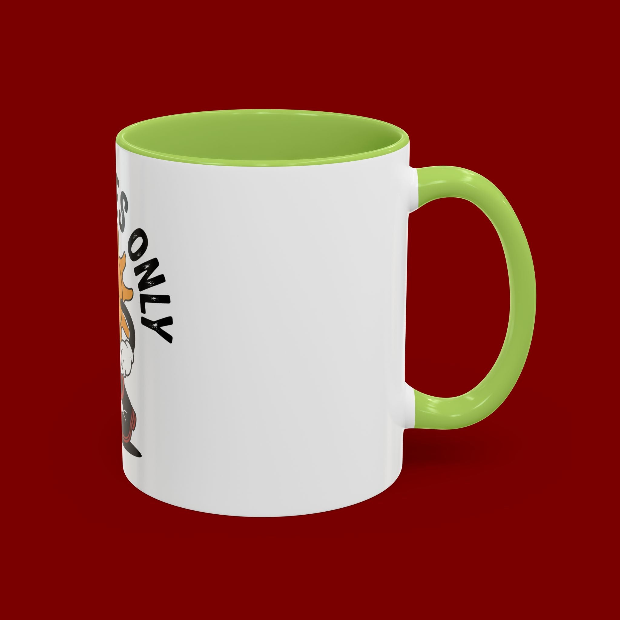 Good Vibes Only Coffee Mug - Retro Sun Cartoon Accent Mug (11/15oz)