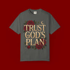 Trust God’s Plan T-Shirt — Floral Faith Graphic Tee