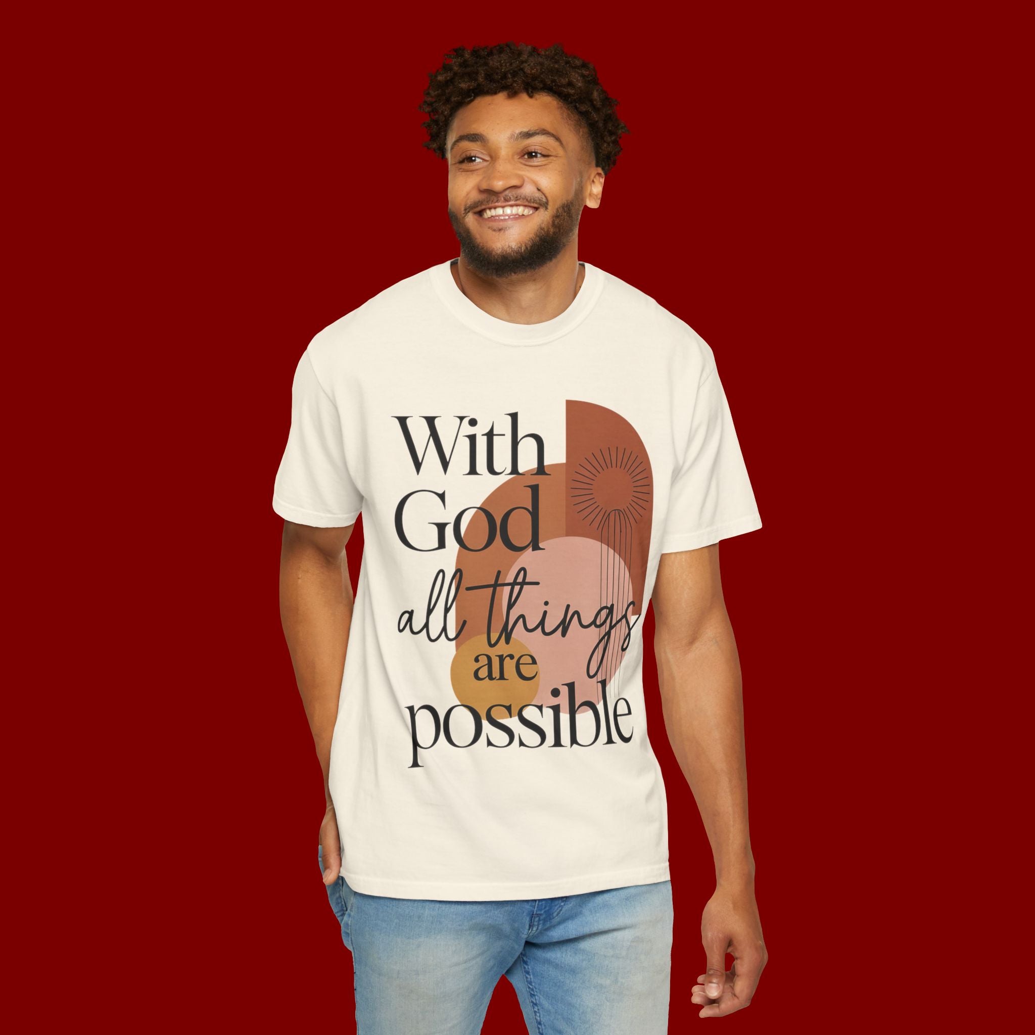 With God All Things Are Possible Christian T-Shirt