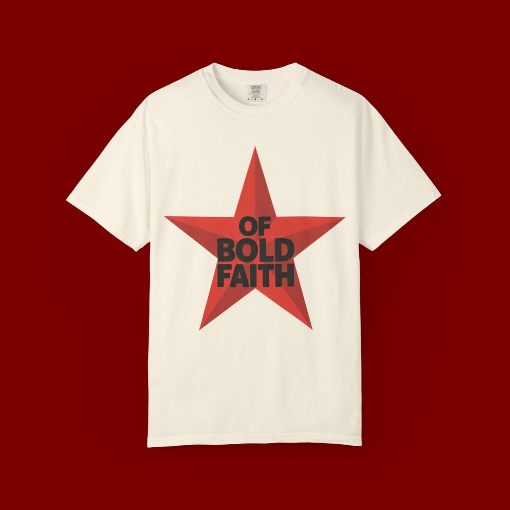 Bold Faith Star T-Shirt — "Of Bold Faith" Graphic Tee