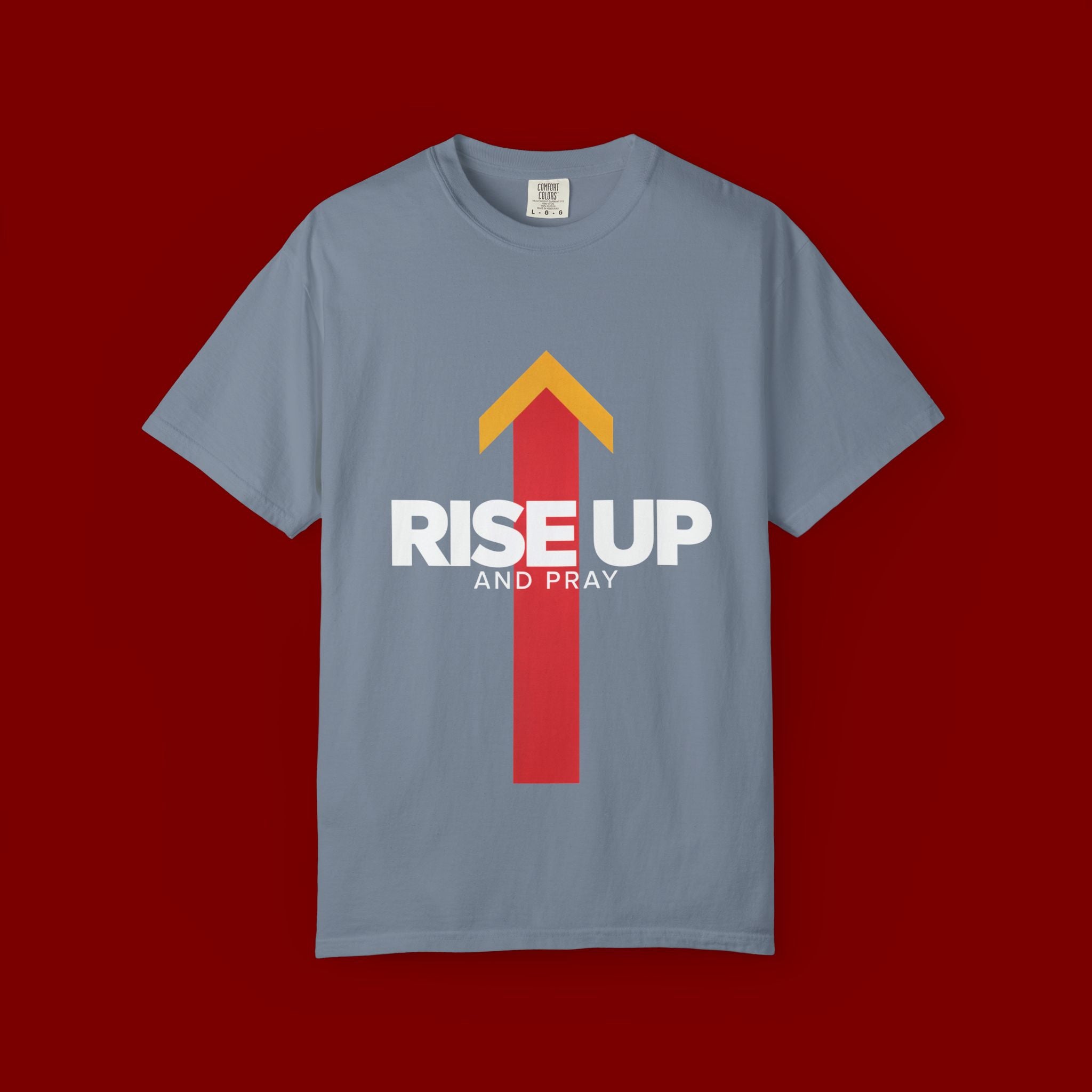 Arrow Up Graphic T-Shirt — Bold Upward Arrow Design
