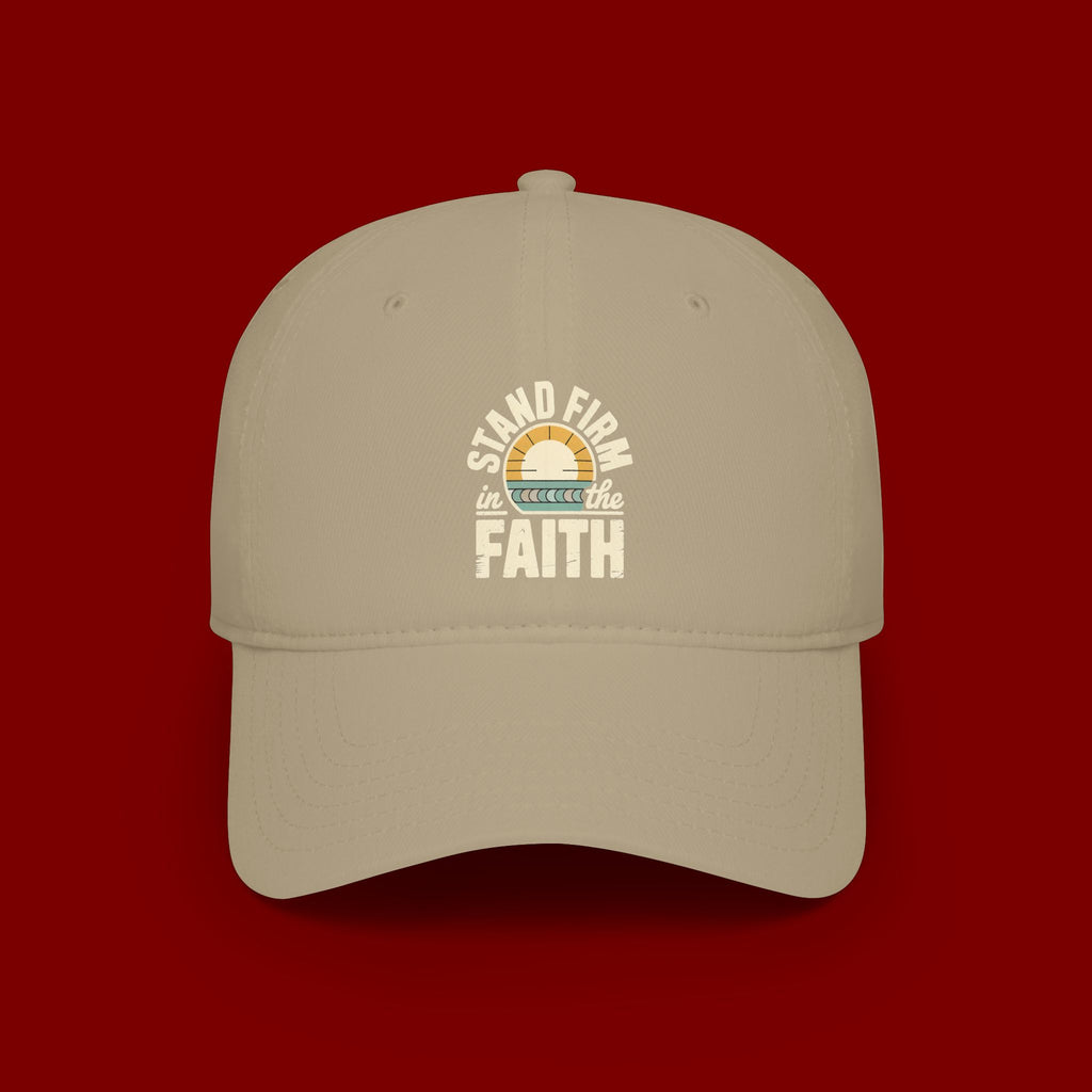 Stand Firm in the Faith Baseball Cap — Christian Faith Dad Hat