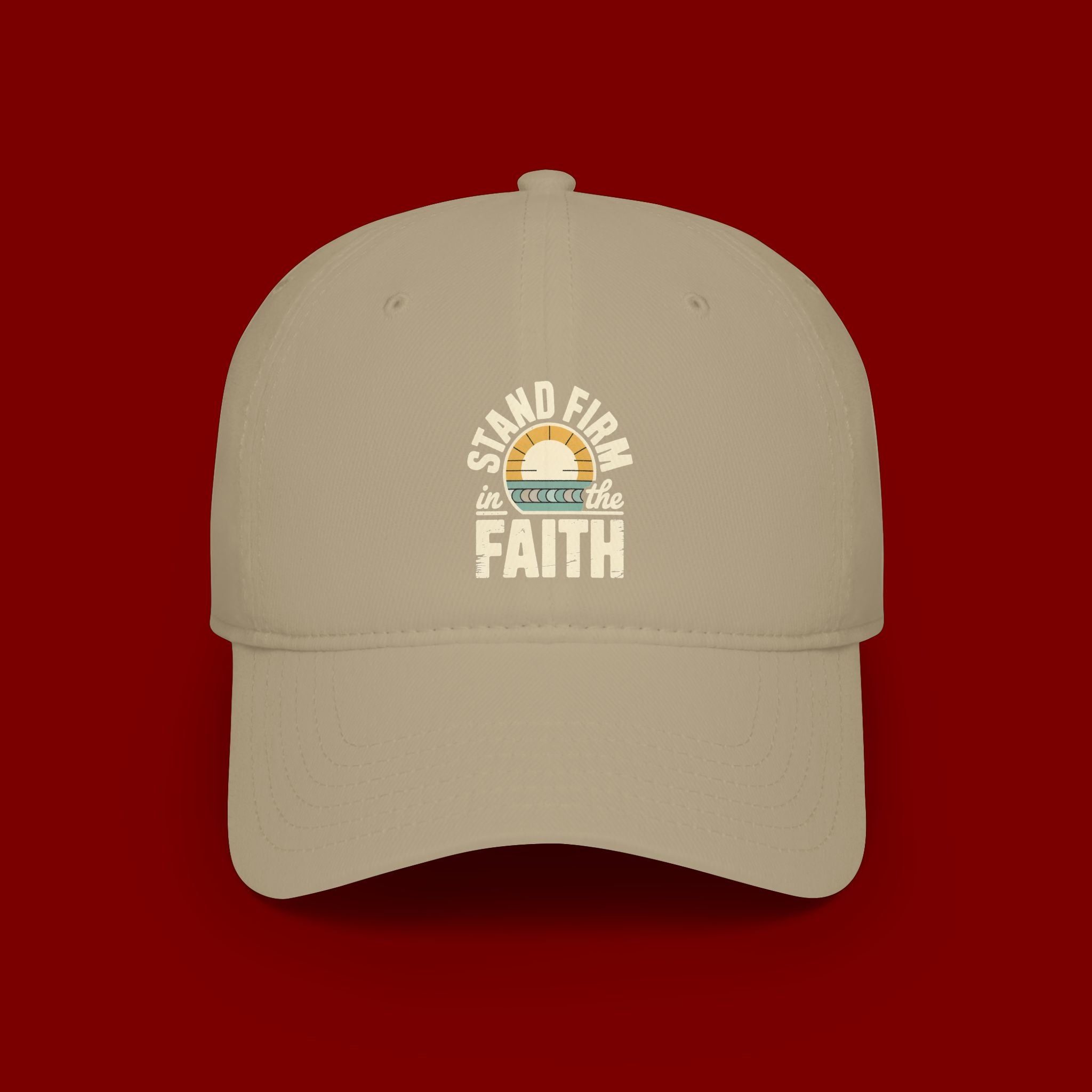 Stand Firm in the Faith Baseball Cap — Christian Faith Dad Hat