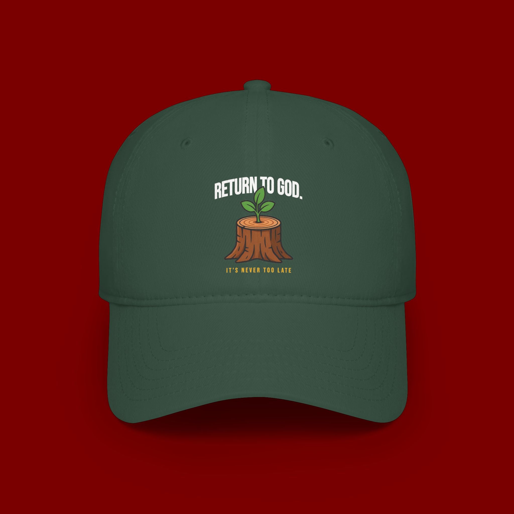 Return to God Baseball Cap — 'It's Before the Fall' Religious Prayer Hat