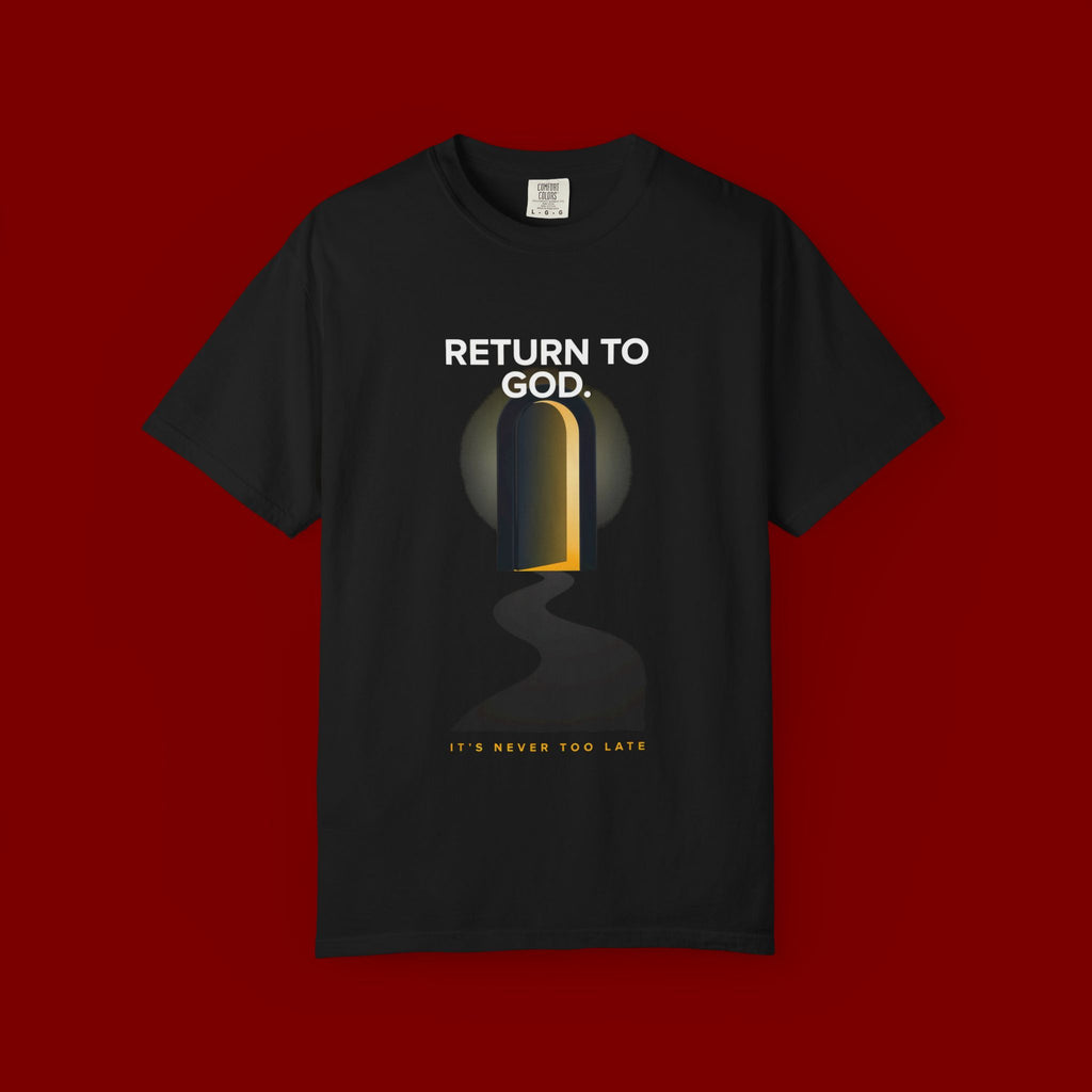 Mystic Doorway T-Shirt — Golden Arch Path Graphic Tee
