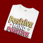 Positive Mind Positive Vibes Positive Life T-Shirt — Retro Smile Graphic Tee