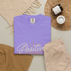 Positive Sunset T-Shirt — "Positive" Mind • Vibes • Life Motivational Tee