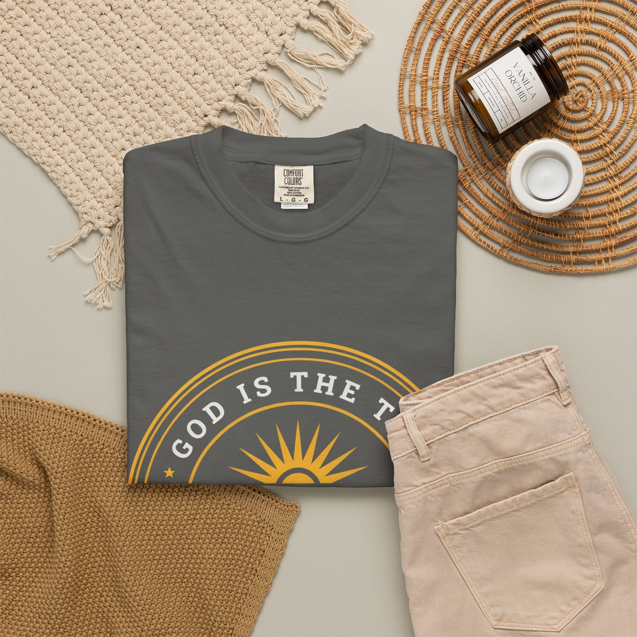 Priority Tee — "God Is The Top Priority" Christian Faith Graphic T-Shirt