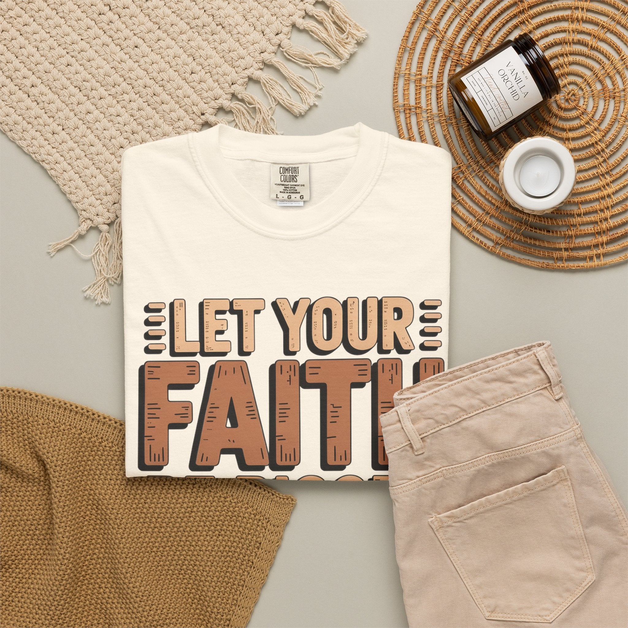 Faith Over Fear T-Shirt — Inspirational Christian Graphic Tee