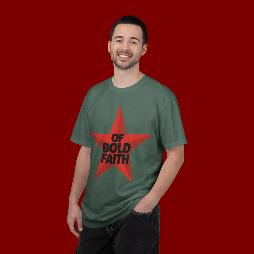 Bold Faith Star T-Shirt — "Of Bold Faith" Graphic Tee