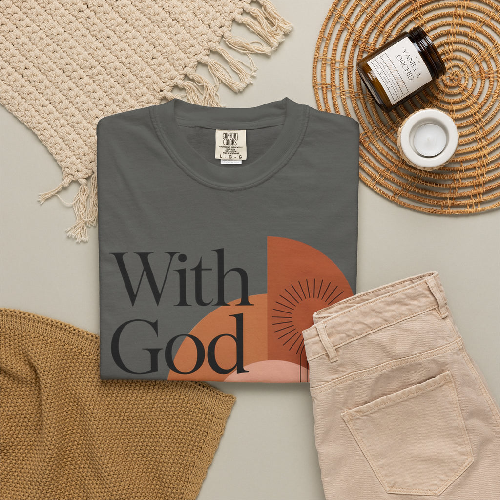 With God All Things Are Possible Christian T-Shirt
