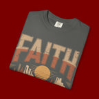 Faith Can Move Mountains T-Shirt — Retro Desert Inspirational Tee