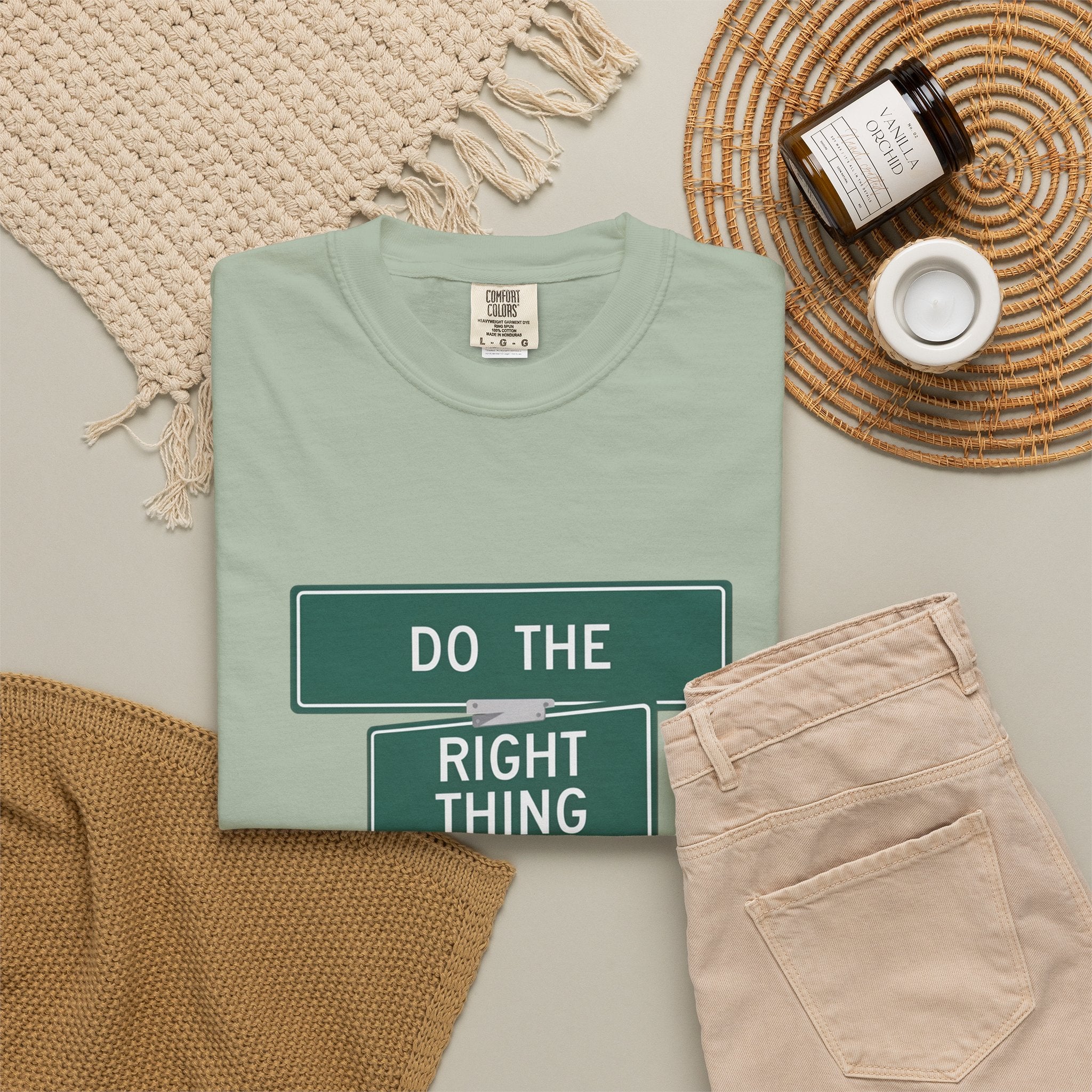 Do The Right Thing Street Sign T-Shirt