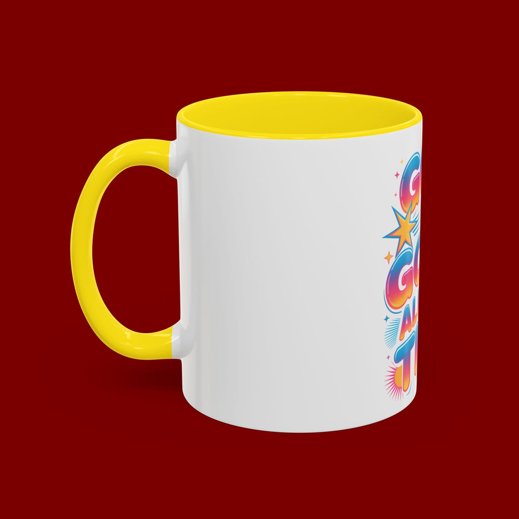 God Is Good All The Time Accent Coffee Mug — Inspirational Christian Coffee Cup (11/15oz)