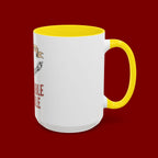 Accent Coffee Mug — "Faith Makes the Impossible Possible" Inspirational Ceramic Mug