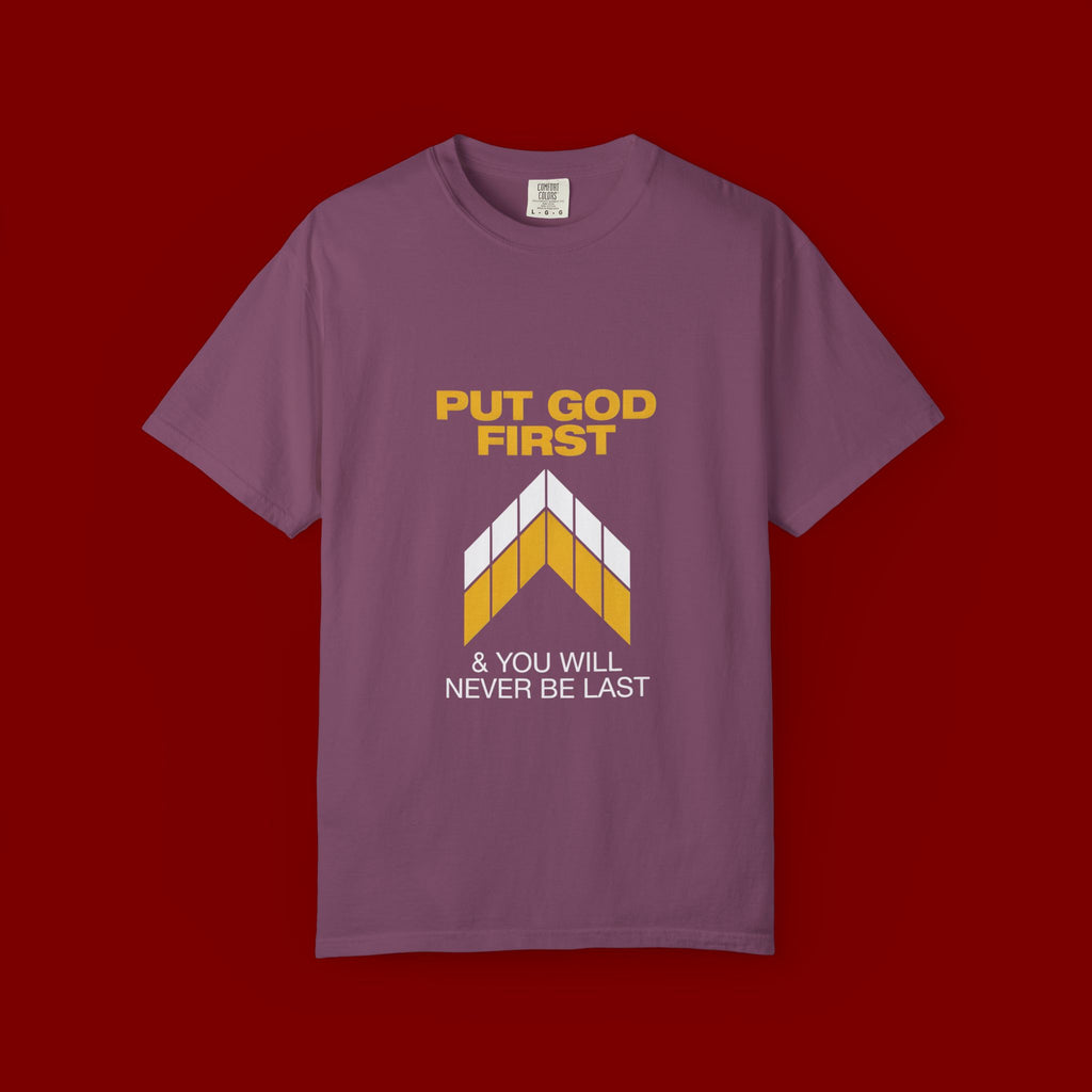 Put God First T-Shirt — Christian Faith Graphic Tee