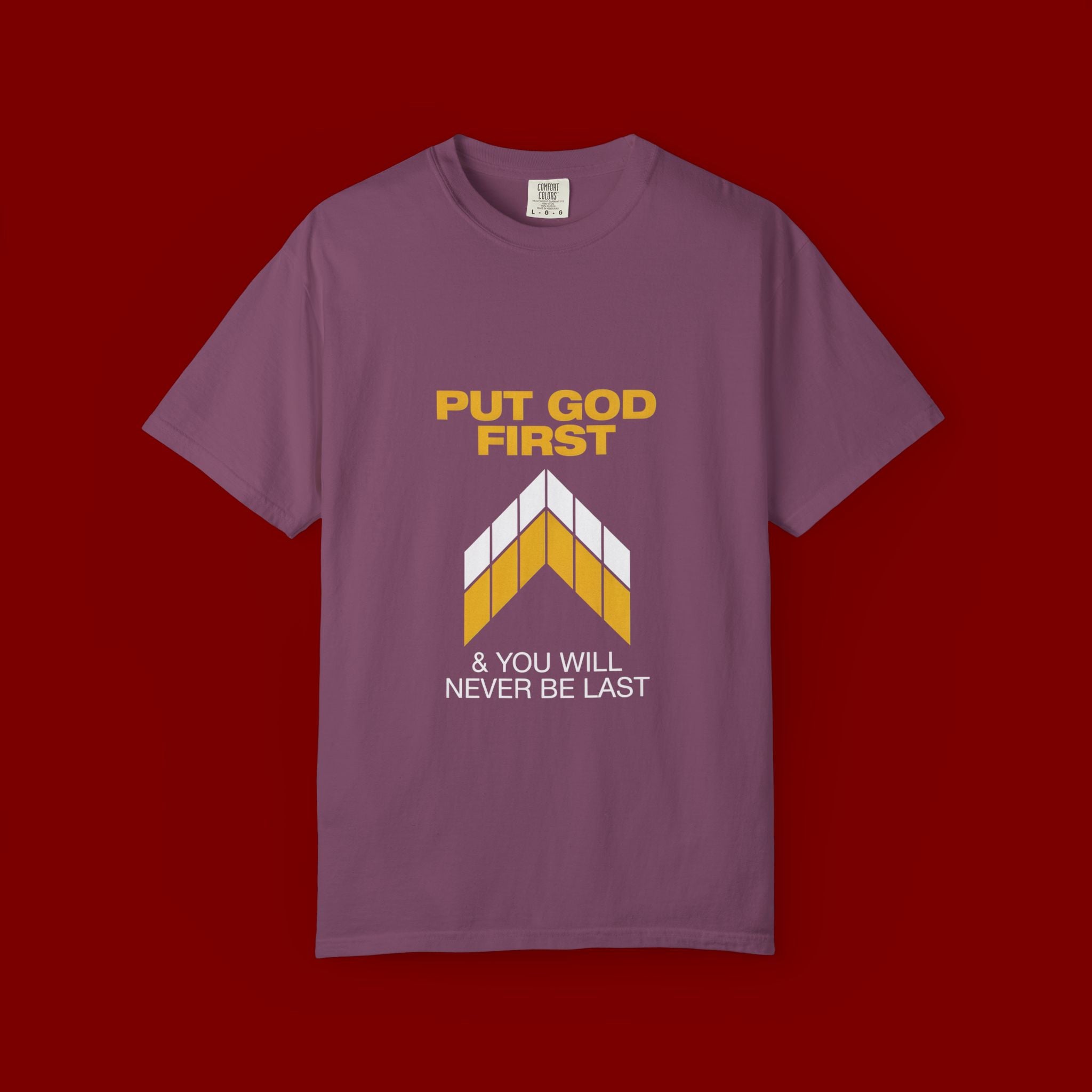 Put God First T-Shirt — Christian Faith Graphic Tee
