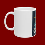 Trust God Sailboat Mug — "Pray, Work, Trust God" Inspirational Ceramic Coffee Cup (11oz/15oz)