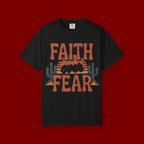 Faith Over Fear T-Shirt — Christian Inspirational Desert Graphic