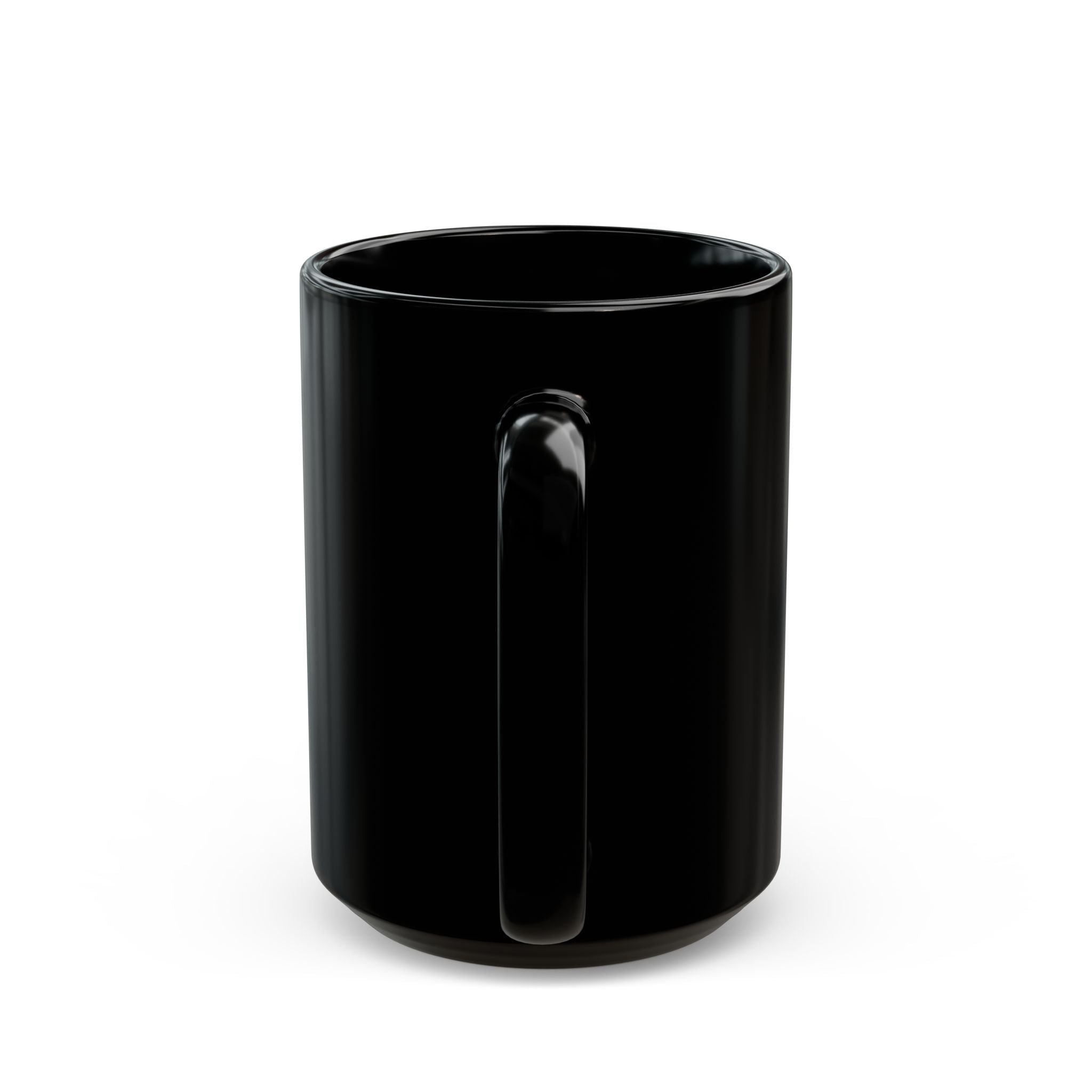 Inspirational Coffee Mug — "God Will Add Strength to Your Strength" Black Ceramic Mug