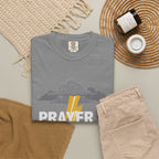 Prayer Is a Weapon T-Shirt — Christian Faith Lightning Graphic Tee