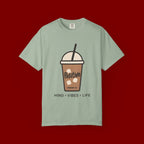 Positive Iced Coffee T-Shirt — Mind • Vibes • Life Graphic Tee