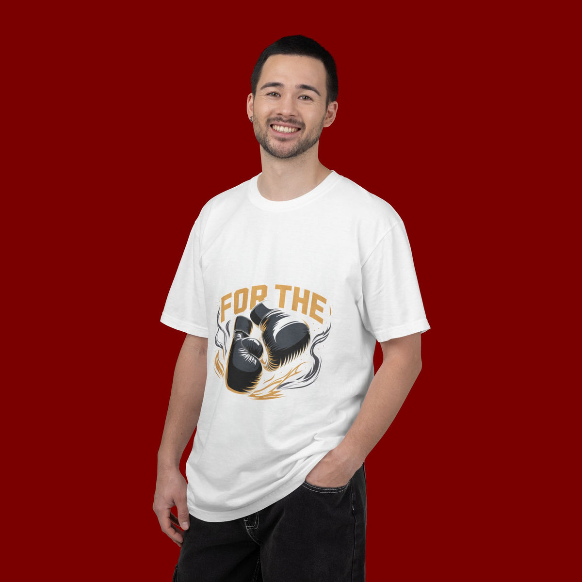 Boxing Gloves "For The" Graphic T-Shirt — Vintage Fight Club Tee