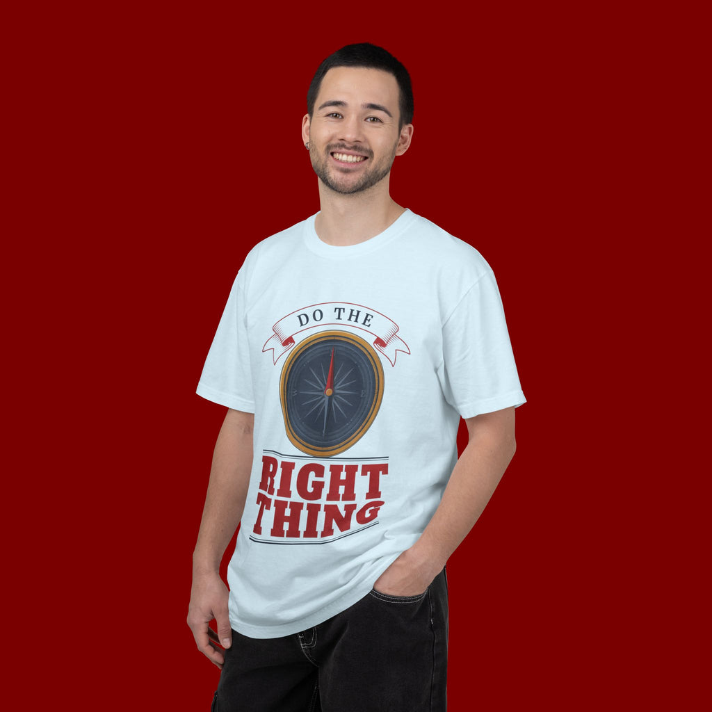 Do The Right Thing Compass T-Shirt — Motivational Graphic Tee