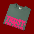 Trust in God T-Shirt — Retro Pink Faith Graphic Tee