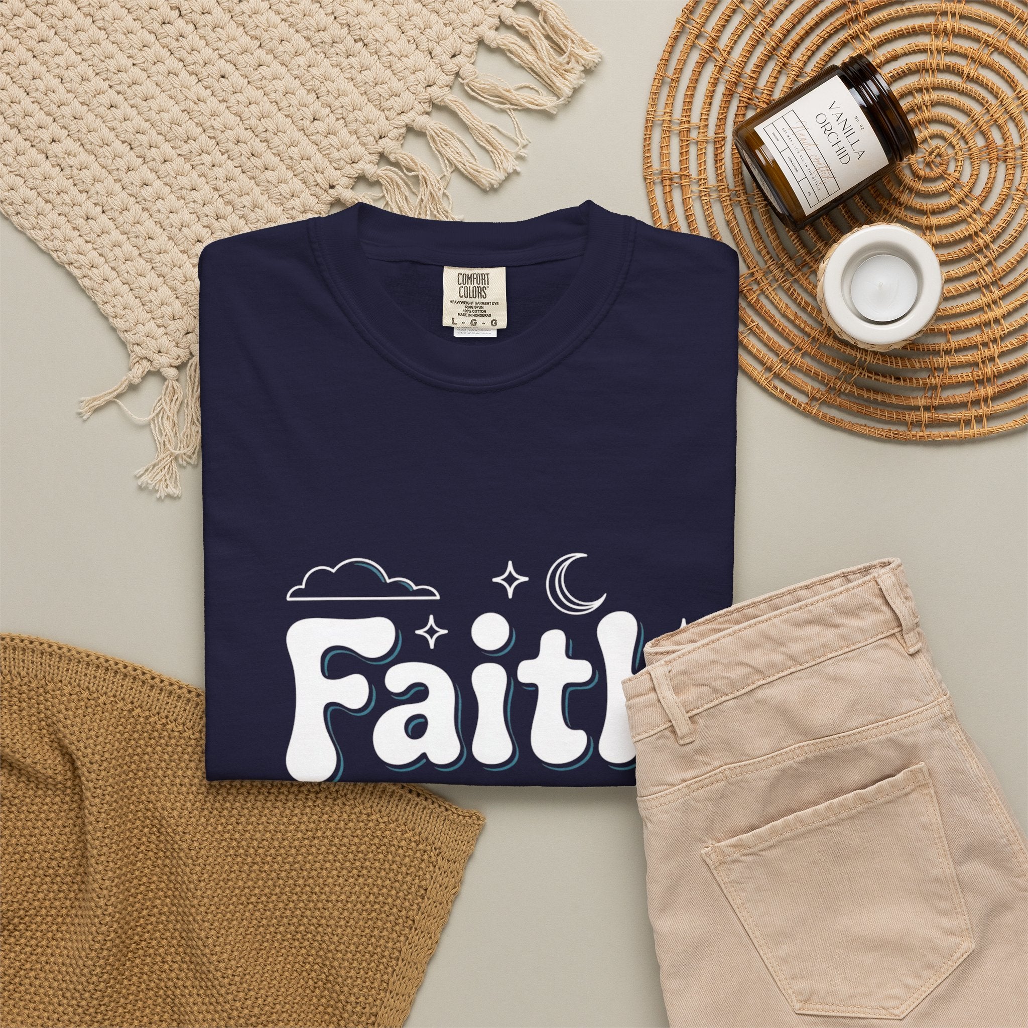 Faith Embossed T-Shirt