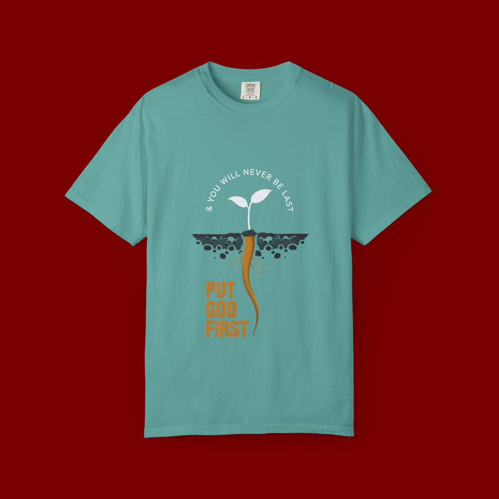 Put God First T-Shirt — Christian Faith Graphic Tee