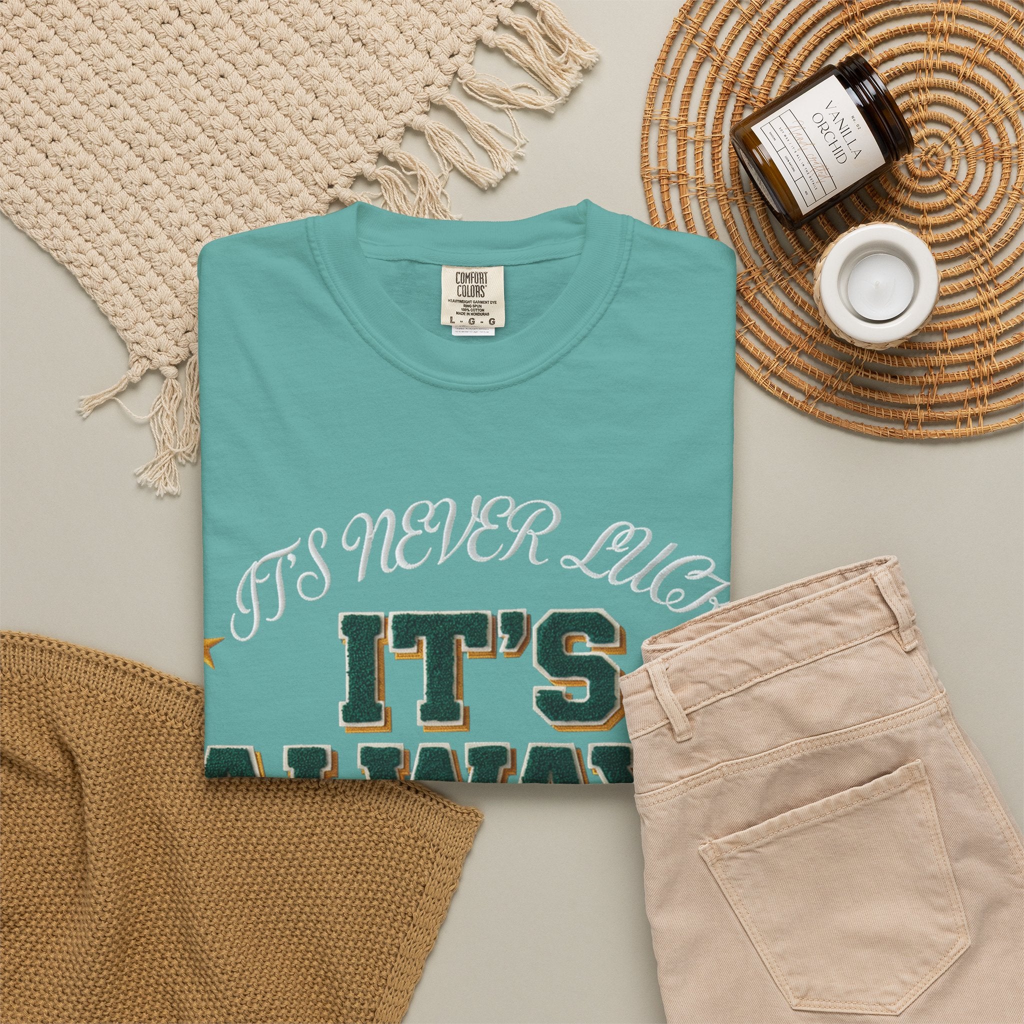 It’s Always God Graphic T-Shirt — Faith-Based Vintage Lettering Tee
