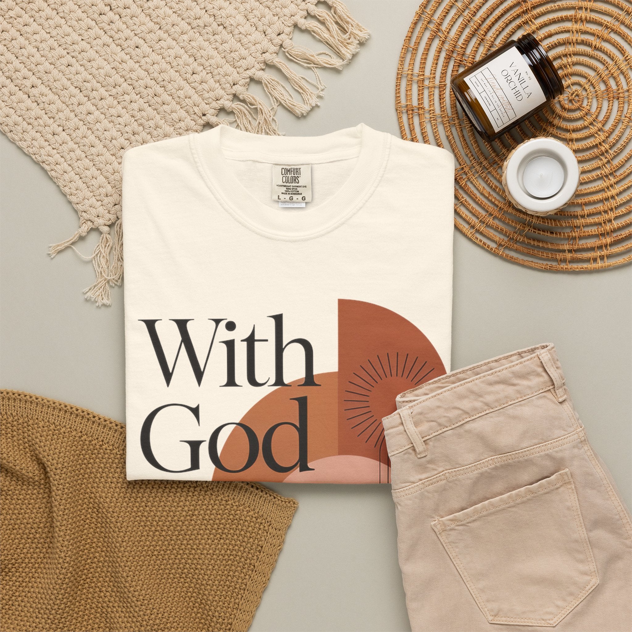 With God All Things Are Possible Christian T-Shirt