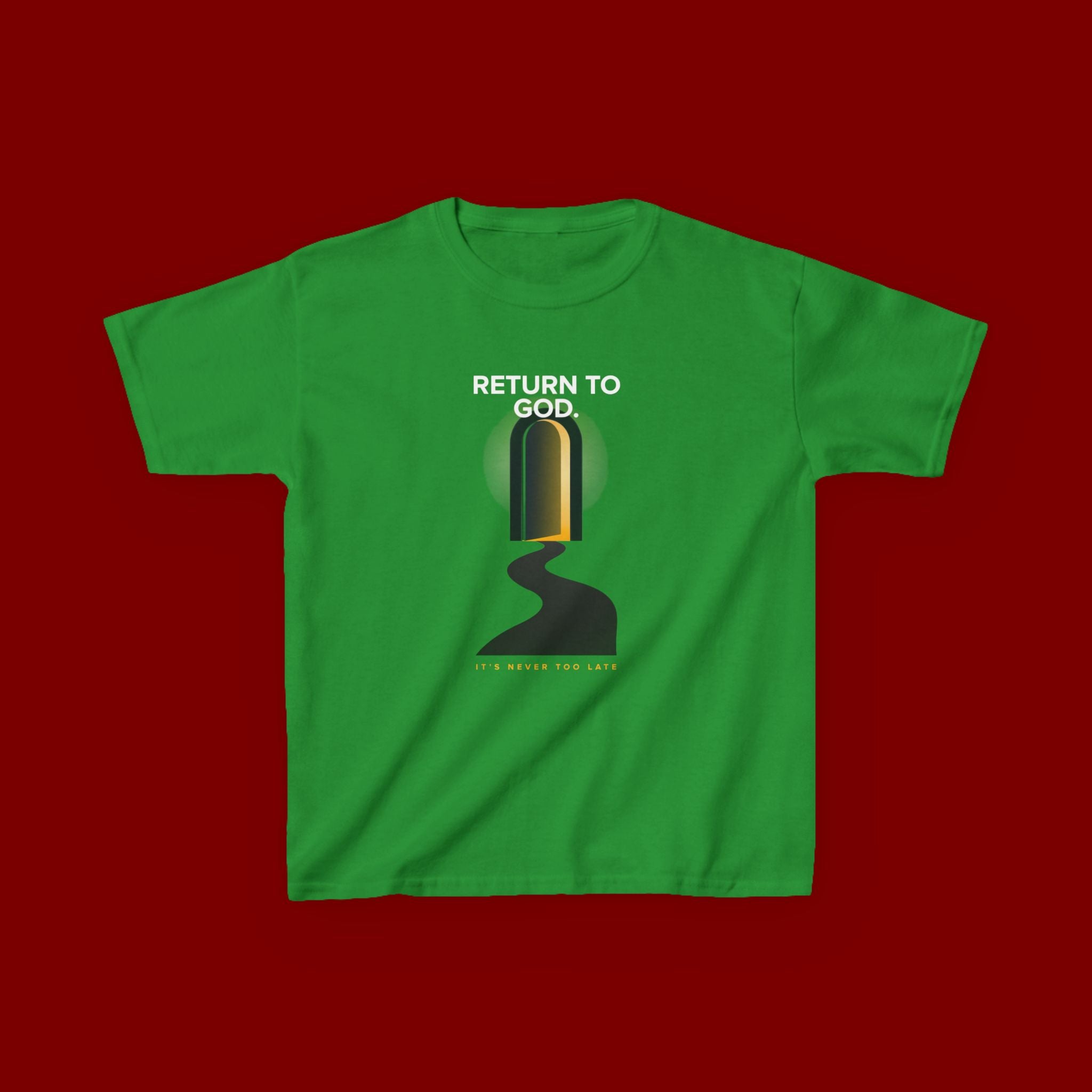 Kids T‑Shirt — "Return to God" Spiritual Graphic Tee