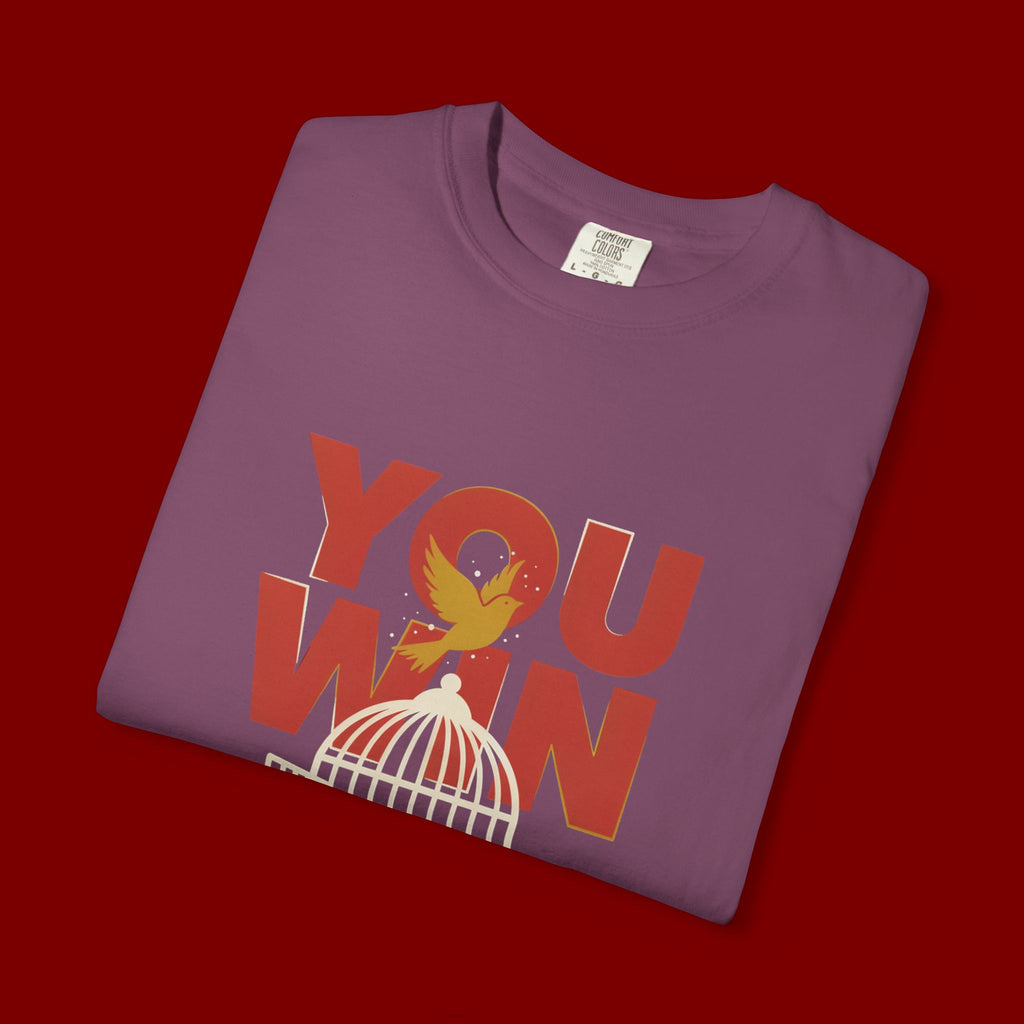 T-Shirt — "You Win When You Pray" Inspirational Faith Graphic Tee