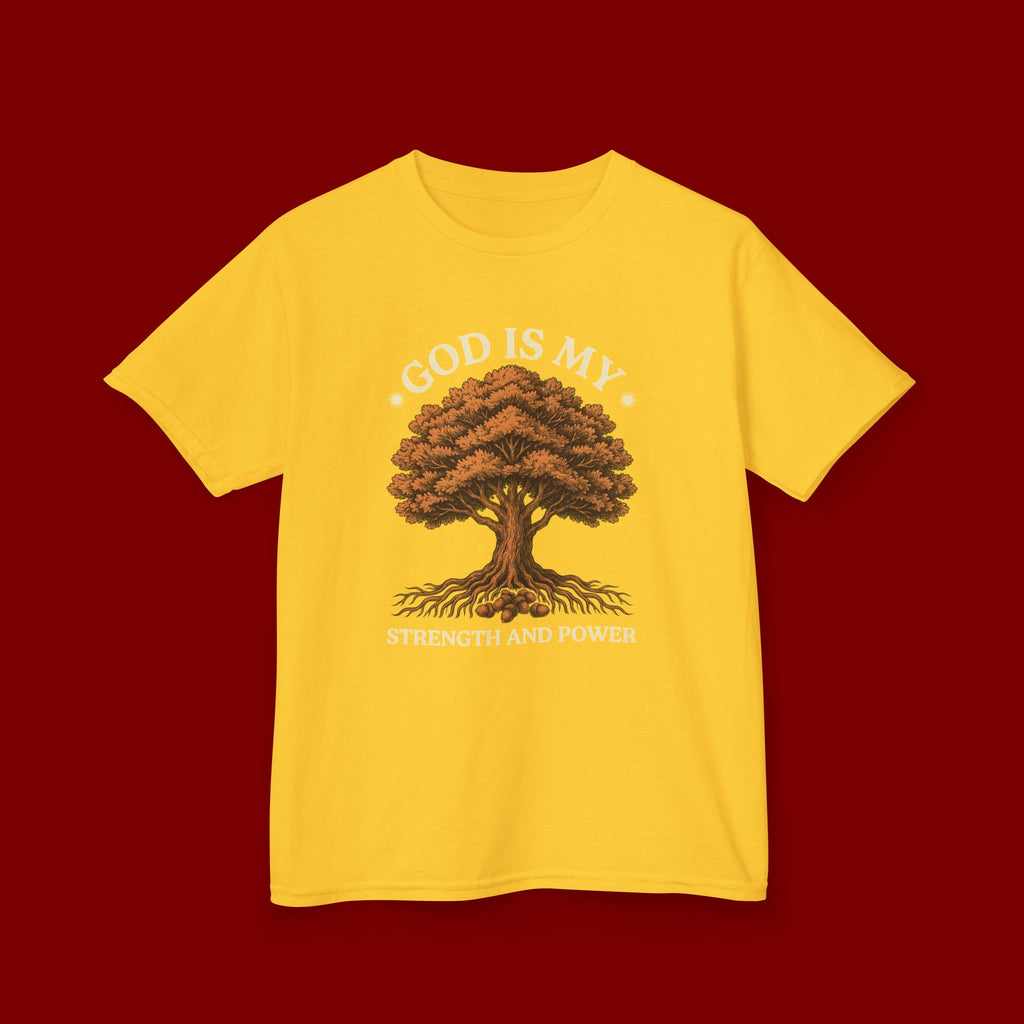Autumn Oak Tree Kids T‑Shirt — Cozy Fall Nature Tee for Children