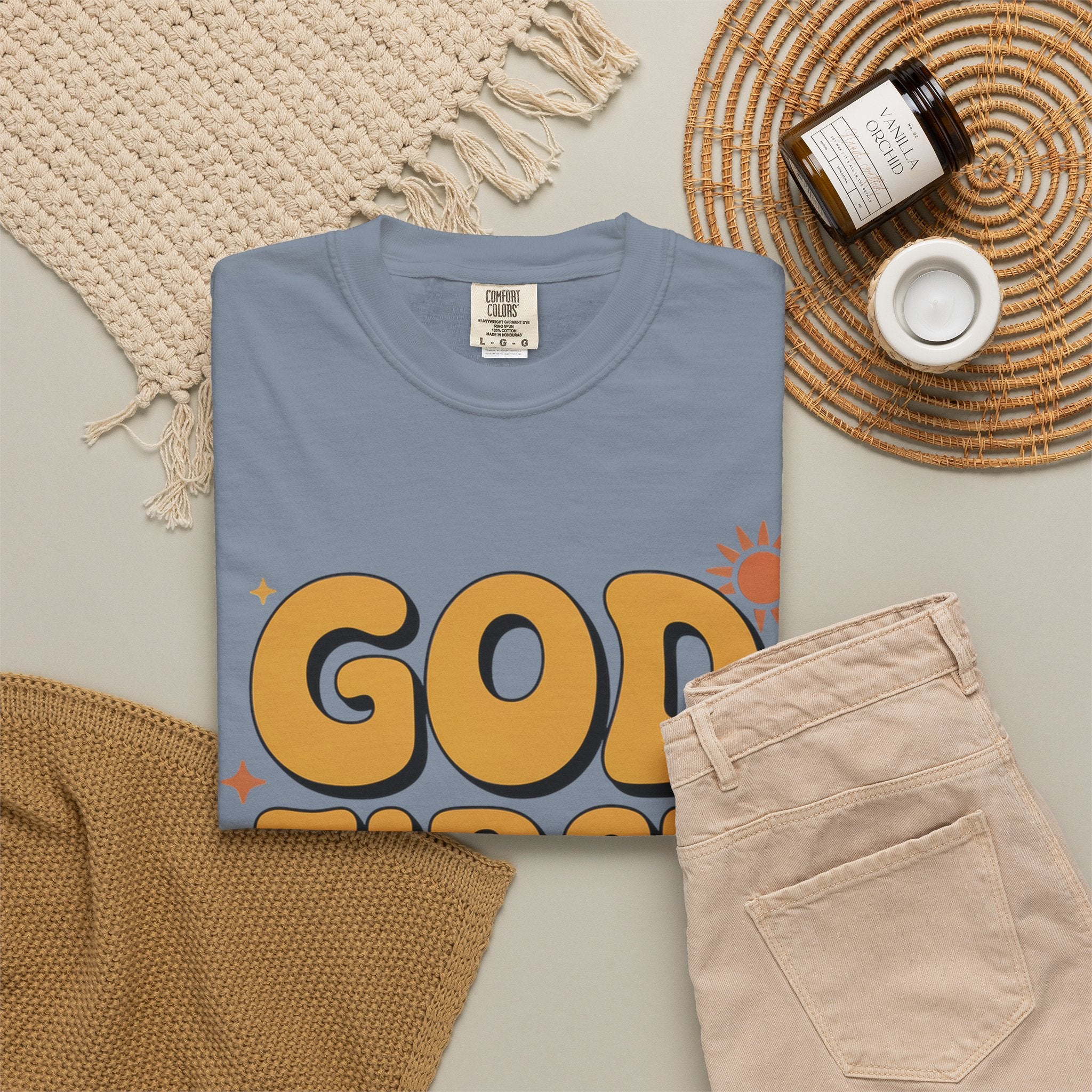 God First Bro T-Shirt — Retro Christian Faith Tee