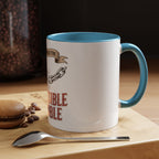 Accent Coffee Mug — "Faith Makes the Impossible Possible" Inspirational Ceramic Mug