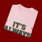 It’s Always God Graphic T-Shirt — Faith-Based Vintage Lettering Tee