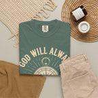 God Will Always Make A Way T-Shirt — Compass Christian Faith Graphic Tee