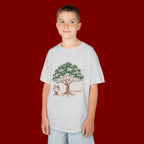 Kids Tee — Cute Tree & Plant Pot Illustration (“Grow Big, Little One”)