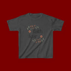 Faith Over Fear Kids T‑Shirt — Floral Inspirational Tee for Boys & Girls