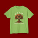 Autumn Oak Tree Kids T‑Shirt — Cozy Fall Nature Tee for Children