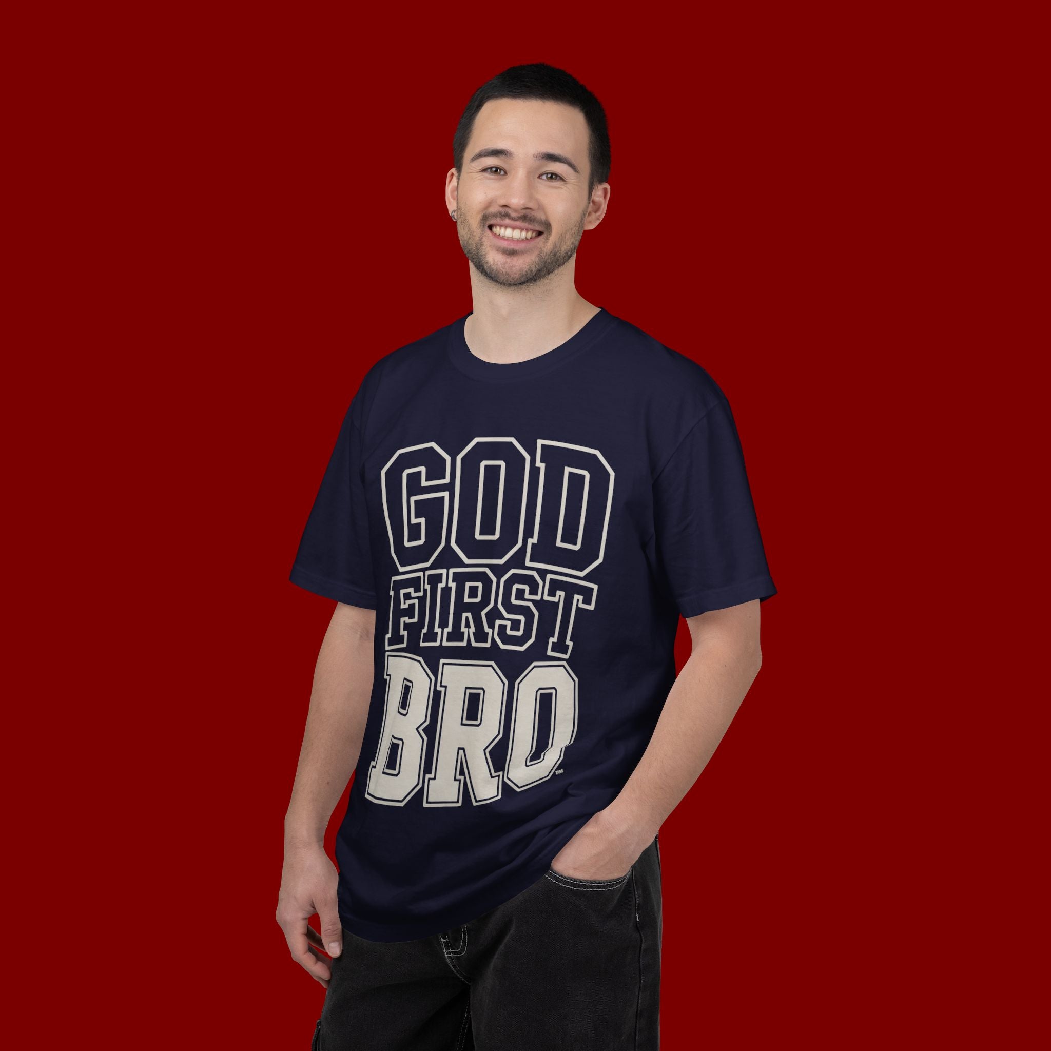 God First Bro T-Shirt — Faith-Based Graphic Tee